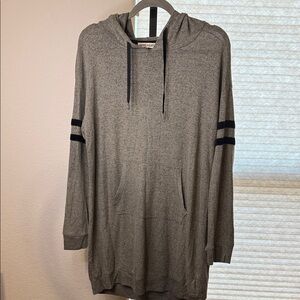 Women’s Gray Hoodie Dress Size L